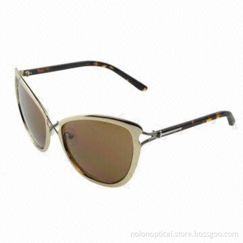 Fashion metal sunglasses for women, polarized lens, OEM/ODM are welcome